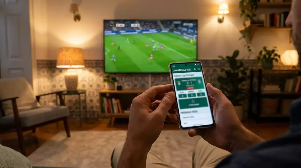 Apostas ao vivo em jogos de futebol com estratégias